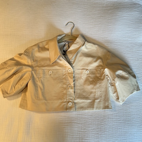 NWT J.ING Cropped Blazer Jacket Size Large - Picture 1 of 8